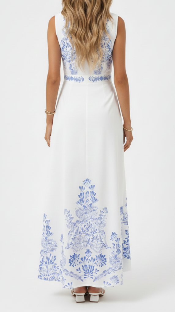 Vestido sin mangas fresco cuello mao: Paquete mayoreo 3 piezas