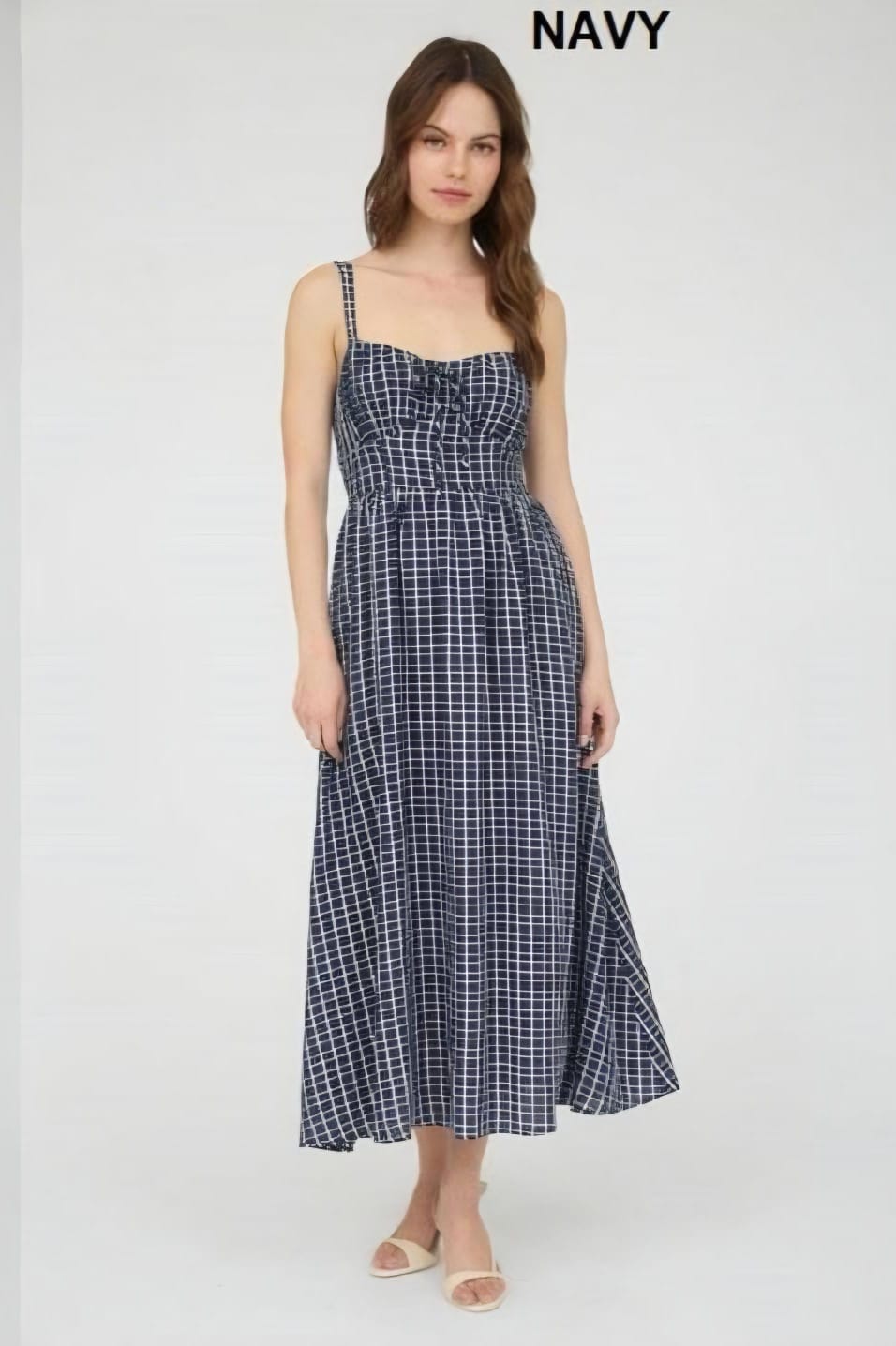 Vestido largo con tirantes: Paquete mayoreo 3 piezas