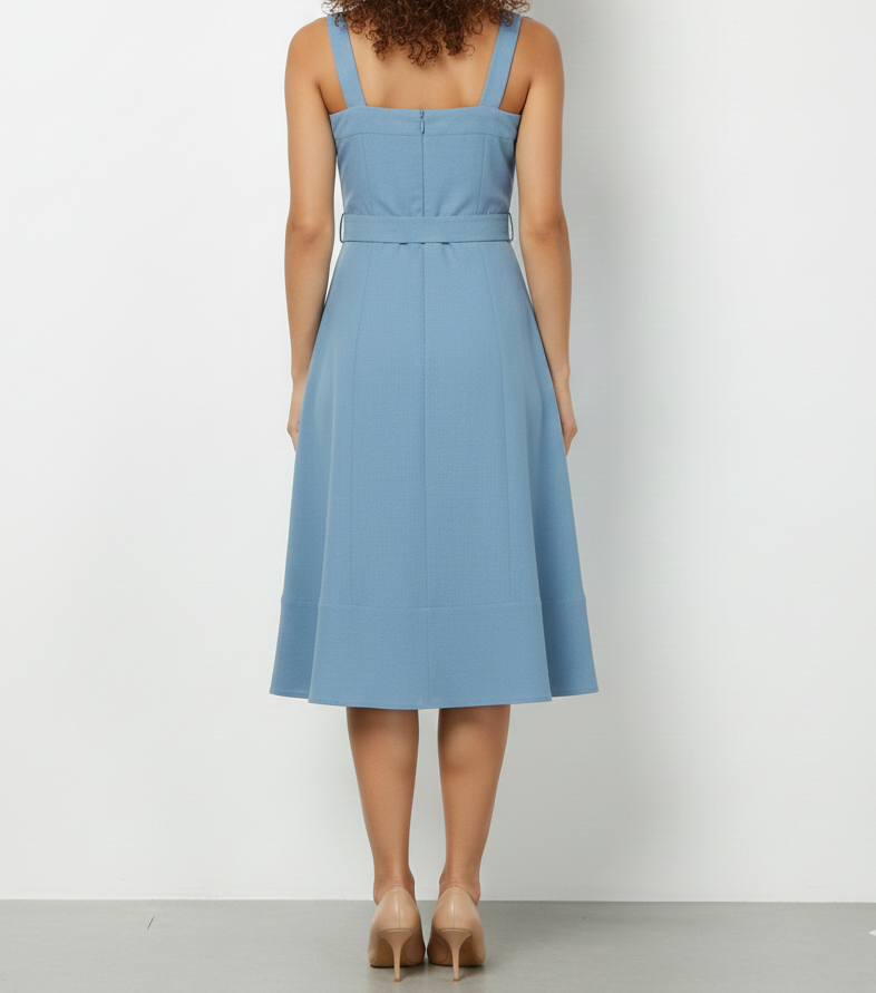 Vestido de tirante en mezclilla: Paquete mayoreo 3 piezas