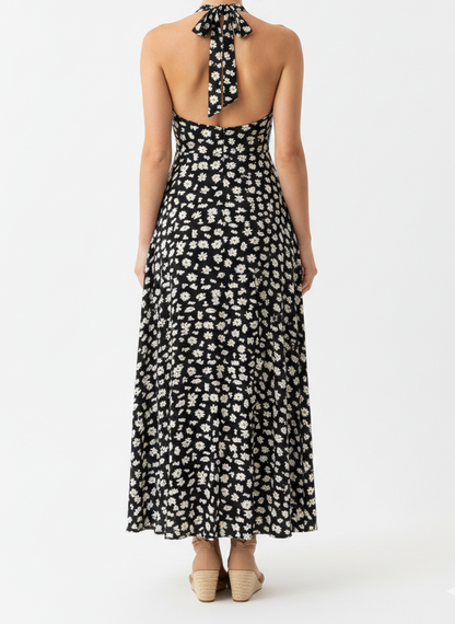 Vestido negro de margaritas: Paquete mayoreo 3 piezas