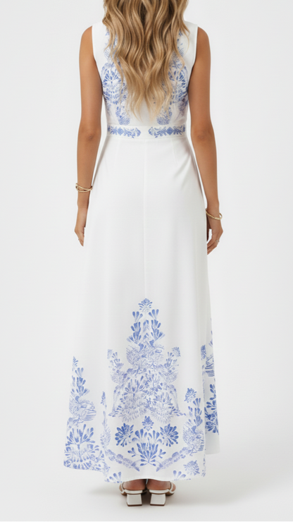 Vestido sin mangas fresco cuello mao: Paquete mayoreo 3 piezas