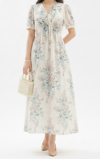 Vestido con flores de tira tejida: Paquete mayoreo 3 piezas