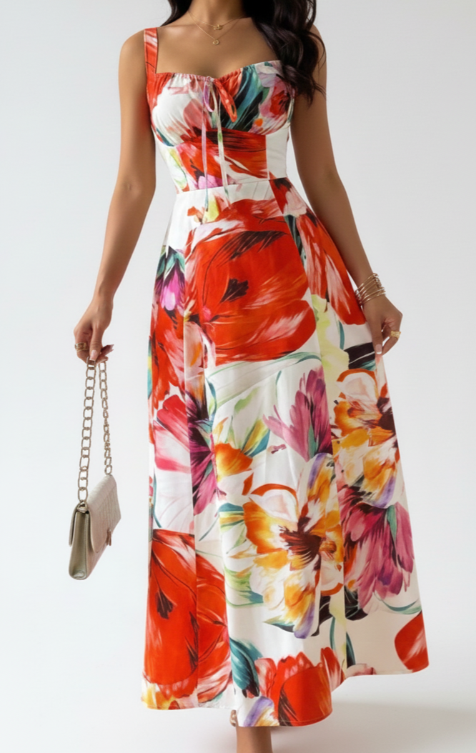 Vestido de tirante grueso Jardín de Verano: Paquete mayoreo 3 piezas