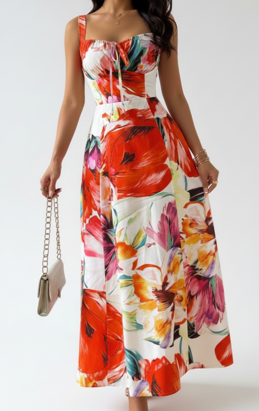 Vestido de tirante grueso Jardín de Verano: Paquete mayoreo 3 piezas