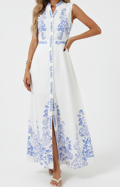 Vestido sin mangas fresco cuello mao: Paquete mayoreo 3 piezas