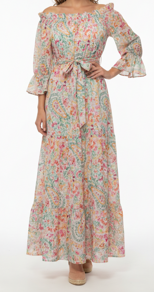 Vestido Largo Primavera: Paquete mayoreo 3 piezas