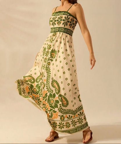 Vestido de tirantes estampado con flores: Paquete de mayoreo 3 piezas