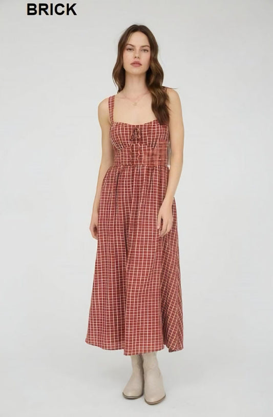 Vestido largo con tirantes: Paquete mayoreo 3 piezas